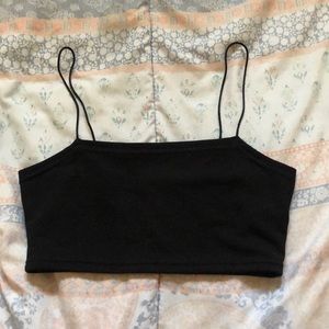 Basic bandage straps crop top